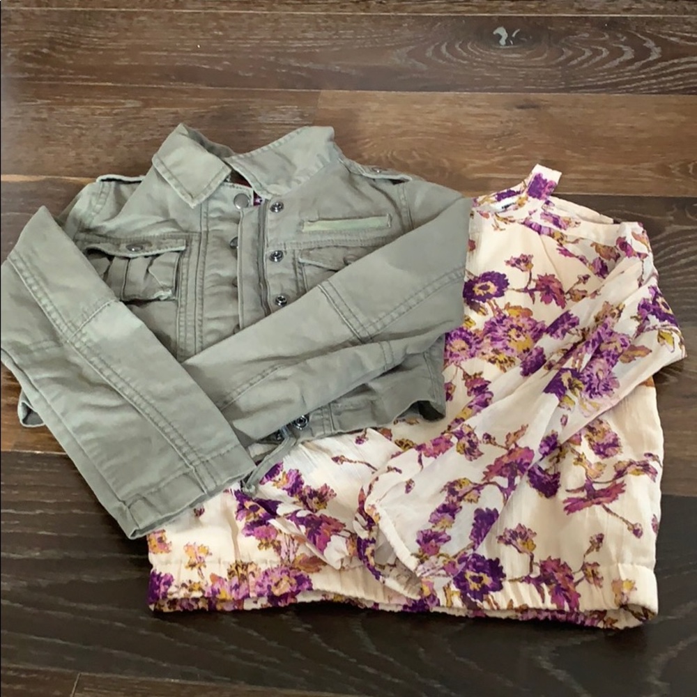Jacket and shirt set/combo